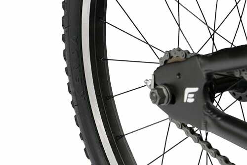 Nahaufnahme eines Fahrrad-Hinterrads